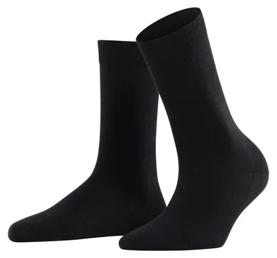 Image de FALKE - Chaussettes pour femmes Softmerino, en laine et en coton, respirantes et régulant la température