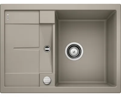 Produktbild von BLANCO METRA 45 S Compact, Schrankwaschbecken, Silgranit, Beige, Doppelseitig, 45 cm, Deutschland