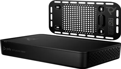 Produktbild von HP Poly Studio G62 Videokonferenzsystem mit Halterungsplatten-Kit, Persönliches Videokonferenzsystem, 4K Ultra HD, 30 fps, Schwarz