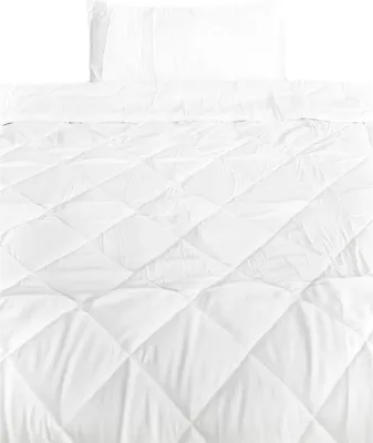 Obrázok produktu pre Prikrývka s výplňou v bielej farbe - priedušná letná prikrývka 240 x 220 cm