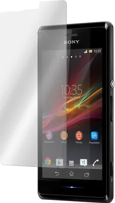 Produktbild von 1er-Pack PhoneNatic Glas-Folie klar  kompatibel mit Sony Xperia M - Panzerglas für Xperia M