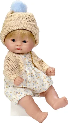 Produktbild von Bomboncin-Puppe mit beigem Hut 20 cm