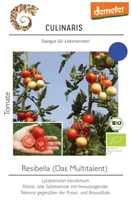 Artikelbild 1 von 'BIO Freilandtomate Resibella' aus der Kategorie Tomatensamen