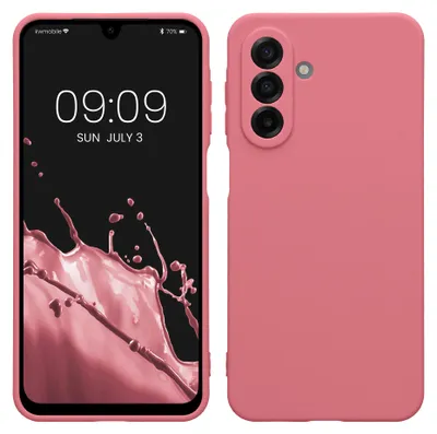 Produktbild von kwmobile Handyhülle für Samsung Galaxy A17 4G / 5G Hülle - weiches Handy Silikon Case - Schutzhülle Cover - Dark Rose