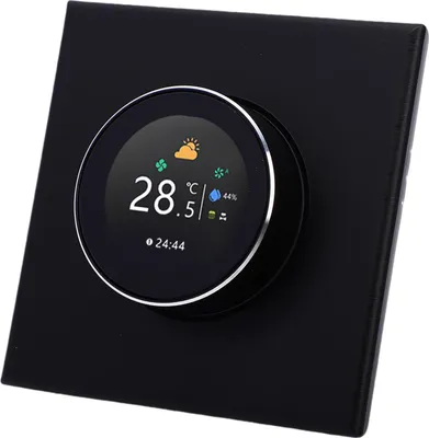 Zdjęcie produktu dla Inteligentny termostat WiFi z obsługą kolorowego wyświetlacza Tuya Urządzenie do kontroli temperatury Elektryczny regulator ogrzewania podłogowego Czarny