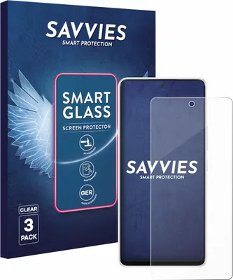 Produktbild von 3x Savvies Schutzglas Folie für Samsung Galaxy A53 5G 9H Panzer Schutzfolie Glas Displayschutz klar transparent