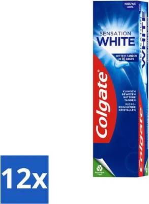 Produktbild von Colgate Zahnpasta Sensation White 75 ml - Vorteilspack - 12 Stücke