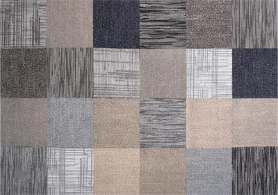 Image de VEVOR Dalles de moquette 609,6 x 609,6 x 6 mm, pack de 24, moquette autocollante d'une surface de 9 m², revêtement de sol en moquette, remplacement facile en bricolage pour salon et bureau, multicolore