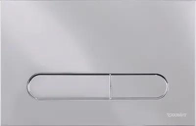 Immagine prodotto di Duravit DuraSystem plaque de déclenchement mécanique pour WC Beta 100, Dual Flush, WD5009021000, WD5009021000