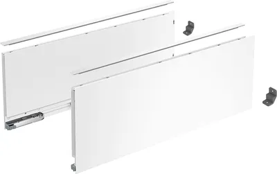 Image de Profilé latéral de tiroir AvanTech YOU, hauteur 187 mm x NL 450 mm, Blanc, gauche et droite - HETTICH - 9353405
