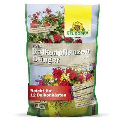 Produktbild von Neudorff Azet Balkon- & KübelpflanzenDünger 750 g für 12 Blakonkästen