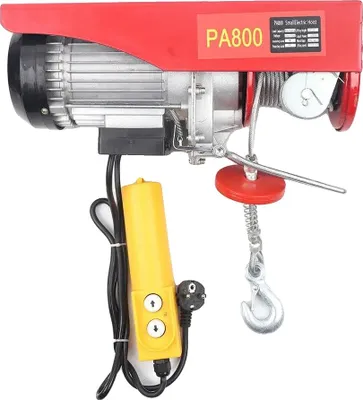 Produktbild von Elektrischer Seilzug, leistungsstarker 1300W Motor, langlebige Legierungsstahlkonstruktion, Rot