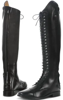 Image de BUSSE Bottes d'équitation Laval Bottes d'équitation en cuir noir