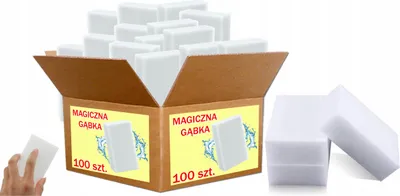 Zdjęcie produktu dla Magiczna Gąbka 100x60x15mm - 100 szt.