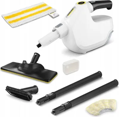 Produktbild von Karcher Dampfreiniger Sc 1 Multi & Up 1300W 4In1 - Kompakter Dampfmopp 0,2L