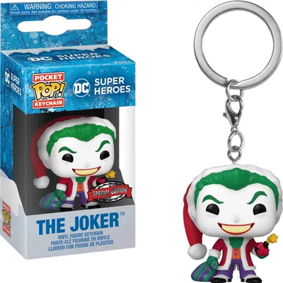Produktbild von DC Super Heroes - The Joker Holiday Special Edition - Schlüsselanhänger Funko Pocket POP! Keychain