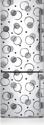 Produktbild von Magnete Küche Kühlschrank Kühlschrankmagnete 70x190 cm - Tintenkreise