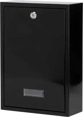 Produktbild von Briefkasten - Postfach - Posteingang - Nachgereicht - 354 x 251 mm - Schwarz