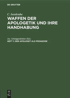 Produktbild von Der Apologet als Pädagoge