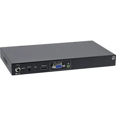 Produktbild von InLine HDMI Videowand Verteiler 1 auf 9, Full-HD, Schwarz, 1080p, 143 mm, 238 mm, 26 mm, 851 g