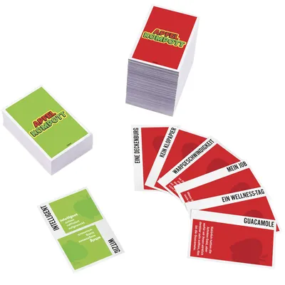 Produktbild von Mattel Games Apfelkompott, Kartenspiel, Familienspiel, Partyspiel