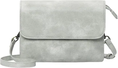 Produktbild von Geldbörse Crossbody Bag Damen, Tasche Damen umhängetasche Geldbörse, Handtasche mit Kartenfächer Verstellbar Abnehmbar Schultergurt für Frauen