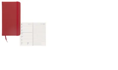 Produktbild von Idena Agenda 2024 Terminkalender, rot slim