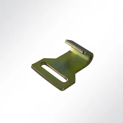 Produktbild von Lysel® Flachhaken, (B) 50mm in messing (1 Stück) 2700kg