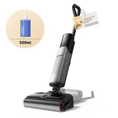 Produktbild von MOVA X4 Plus Nass-Trocken-Sauger, 20 kPa, 100 °C Selbstreinigung, Tangle-Free, LED-Bürste, Basisstation + 2×500 ml Reinigungslösung