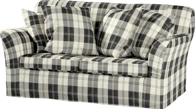 Produktbild von Dekoria Bezug für Tomelilla 2-Sitzer Sofa nicht ausklappbar, schwarz- weiss, Sofahusse, Tomelilla 2-Sitzer