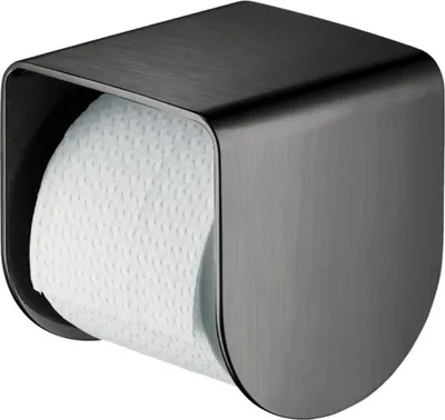Produktbild von Papierrollenhalter AXOR URQUIOLA Wandmontage brushed black chrome brushed black chrome