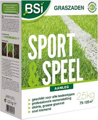 Produktbild von BSI Grassamen Sport und Spiel - 2.5 Kg