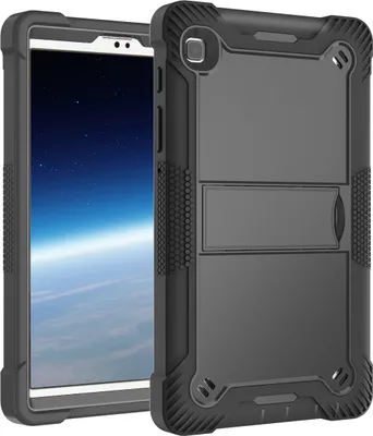 Produktbild von Schutzhülle für Samsung Galaxy Tab A7 Lite 2021, 3 Schichten mit Ständer Strapazierfähig Hülle für Galaxy Tab A7 Lite 8.7 Zoll Schwarz