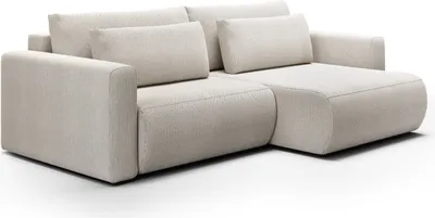 Produktbild von KEF Ecksofa Clinton – L-Form – 240x70x149 cm – Polstermöbel für Wohnzimmer – Liegefläche 135x200 cm – Mit Schlaffunktion – Rechtsseitig - Curio 84