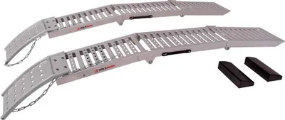 Image de Paire de rampes pliables acier – modèle RAMP23T – 1 930 x 250 mm – 2300 kg par paire