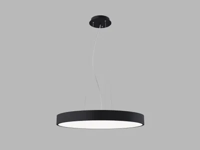 Zdjęcie produktu dla Oprawa wisząca LED MONO SLIM P-Z CRI90 z możliwością ściemniania, Wariant: MONO SLIM P-Z, Ø 600 mm, 60 W, 4200 lm, czarny, 2CCT, DALI