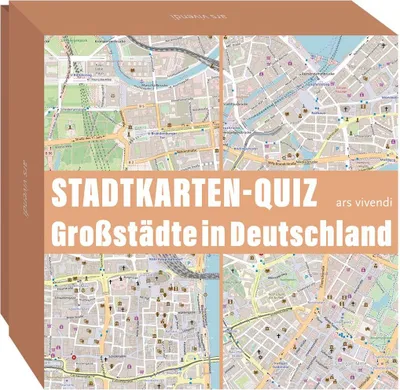 Produktbild von Stadtkarten-Quiz Großstädte in Deutschland