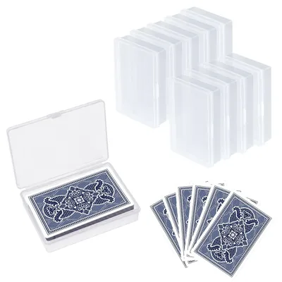 Imagen del producto de Omgoods - 10 cajas de almacenamiento transparentes para cartas de juego y más