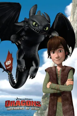 Produktbild von Dragons - Defenders of Berk - Toothless - Drachenzähmen leicht gemacht Poster