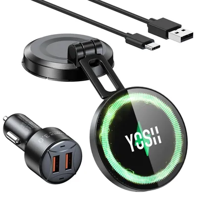 Produktbild von Autohalterung mit MagSafe Ladefunktion 15W, 36W Autoladegerät, für iPhone 12-17