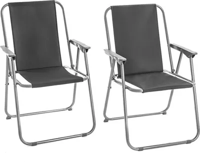 Produktbild von Campingstuhl Klappstuhl 2er Set Angel Angler Regie Strand Stuhl faltbar Outdoor