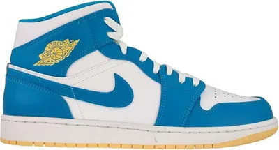 Produktbild von Nike Air Jordan 1 Mid DQ8426-400 Aquatone/Himmlisches Gold-Weiß 47.5