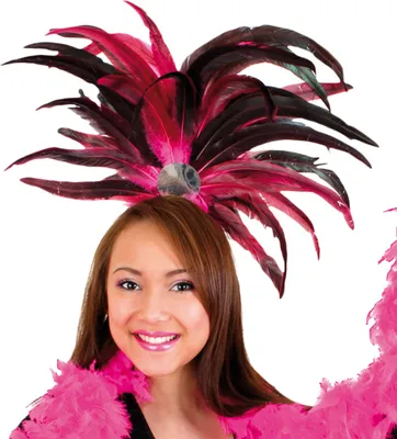 Produktbild von Federkopfschmuck Tänzerin Garde Karneval Fasching Party Halloween Cosplay Anime