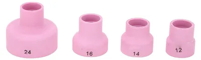 Obrázek produktu pro 4 ks 1,6 mm svařovací kelímky s nerezovým filtračním sítkem, keramické kelímky pro svařovací hořák pro WP9 20 25 17 18 26