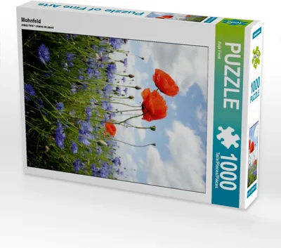 Produktbild von Calvendo Mohnfeld 1000 Teile Puzzle hoch 480x640mm, Frost Anja; 7331552