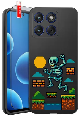 Obrázek produktu pro Pouzdro pro Motorola Edge 70 | Designy | Matné silikonové pouzdro + sklo 9H