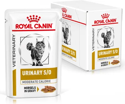 Produktbild von Royal Canin Urinary Moderate Calorie Morsels in Gravy 48x85 g | Katze | Struvit