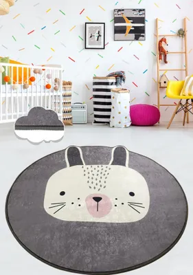 Produktbild von Conceptum Hypnose, Bunny- BunnyRYH, Bunt, Kurzflorteppiche, 50% Samtgewebe/ 50% Polyester