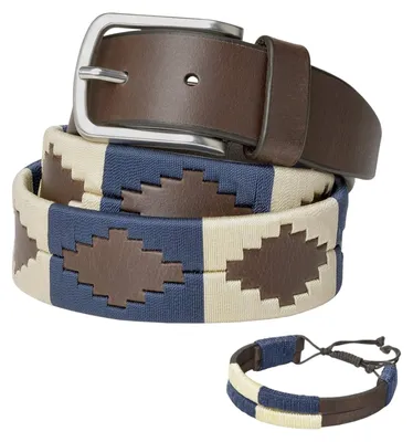 Produktbild von Argentinischer Leder Gürtel mit passendem Armband