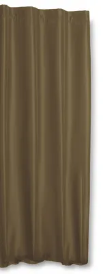 Produktbild von Vorhang taupe hell Kräuselband halbtransparent Wildseiden Optik 140x245 cm